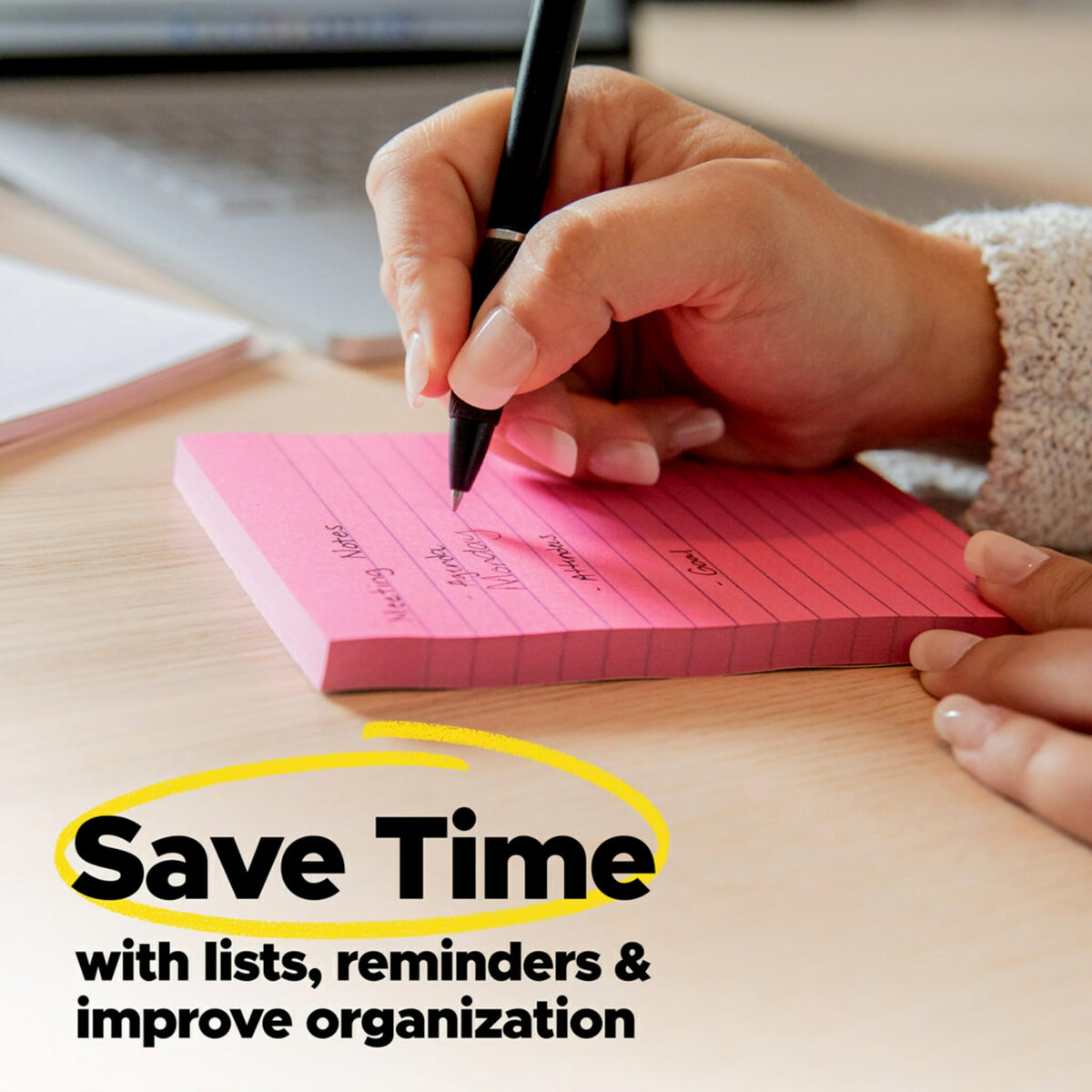 Post-it Notes, 1 /3/8 x 1 7/8 in, 12 Sticky Notes Pads, 100 Sheets per Pad, Canary Yellow, The Original Post-it Note, School Supplies and Oﬃce Products