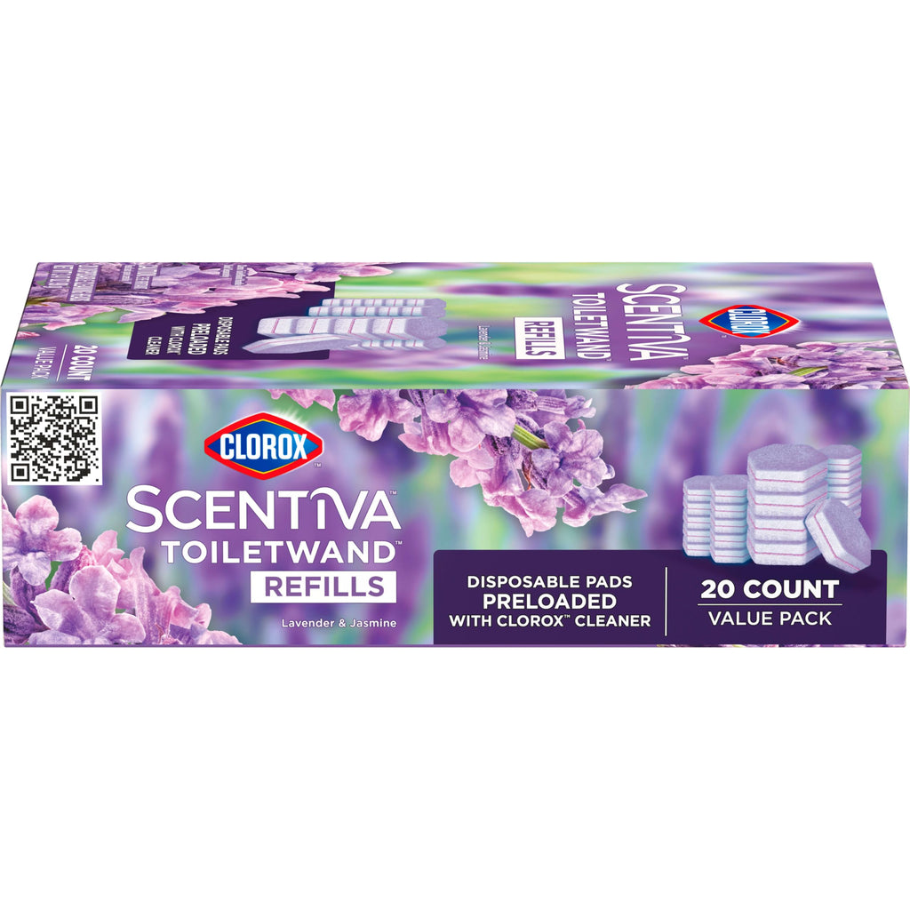 Buy now Clorox Scentiva ToiletWand Refills, Lavender and Jasmine, 20 Count at indiglob india