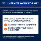 Nervive Nerve Relief PM, Occasional Nerve Discomfort II, Sleep Aid, Starts Working in 7 Days, Stabbing, Burning, Alpha Lipoic Acid, Melatonin, B Vitamins, Turmeric, Ginger, Nervive Supplement, 30 ct