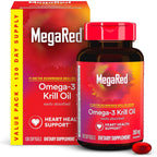 Buy now MegaRed - Omega-3 Krill Oil 350mg Softgels (130 Count in A Bottle), EPA & DHA Omega-3 Fatty Acids with No Fishy Aftertaste Unlike Fish Oil, Contains Antioxidant Astaxanthin at indiglob india