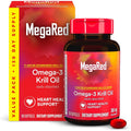 Buy now MegaRed - Omega-3 Krill Oil 350mg Softgels (130 Count in A Bottle), EPA & DHA Omega-3 Fatty Acids with No Fishy Aftertaste Unlike Fish Oil, Contains Antioxidant Astaxanthin 350mg 130ct at indiglob india