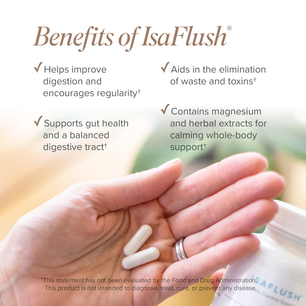 Isagenix IsaFlush, Digestive Support with Balanced Minerals, 60 Capsules