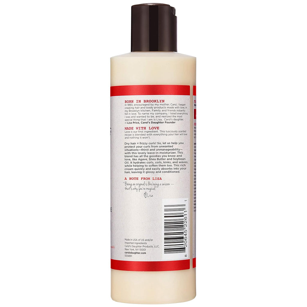 Buy now Curly Hair Products by Carol's Daughter, Hair Milk Original Leave-In Moisturizer for Curls, Coils and Waves with Agave and Shea Butter, 8 Fl Oz (Packaging May Vary) at indiglob india
