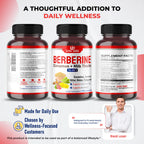 Berberine Supplement with Ceylon Cinnamon & Milk Thistle, Berberine HCL Complex, Daily Metabolic Wellness Formula, 150 Capsules, Non-GMO, Gluten Free, Quality Tested