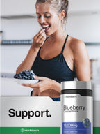Horbäach Blueberry Concentrate Extract Supplement | 150 Capsules