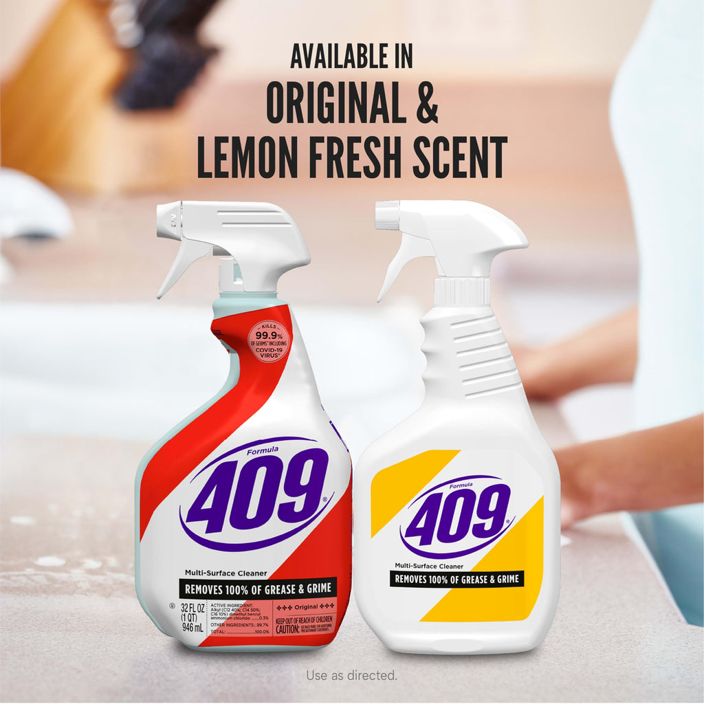 Formula 409 Multi-Surface Cleaner, Lemon Fresh, 32 fl. oz., 3 Pack