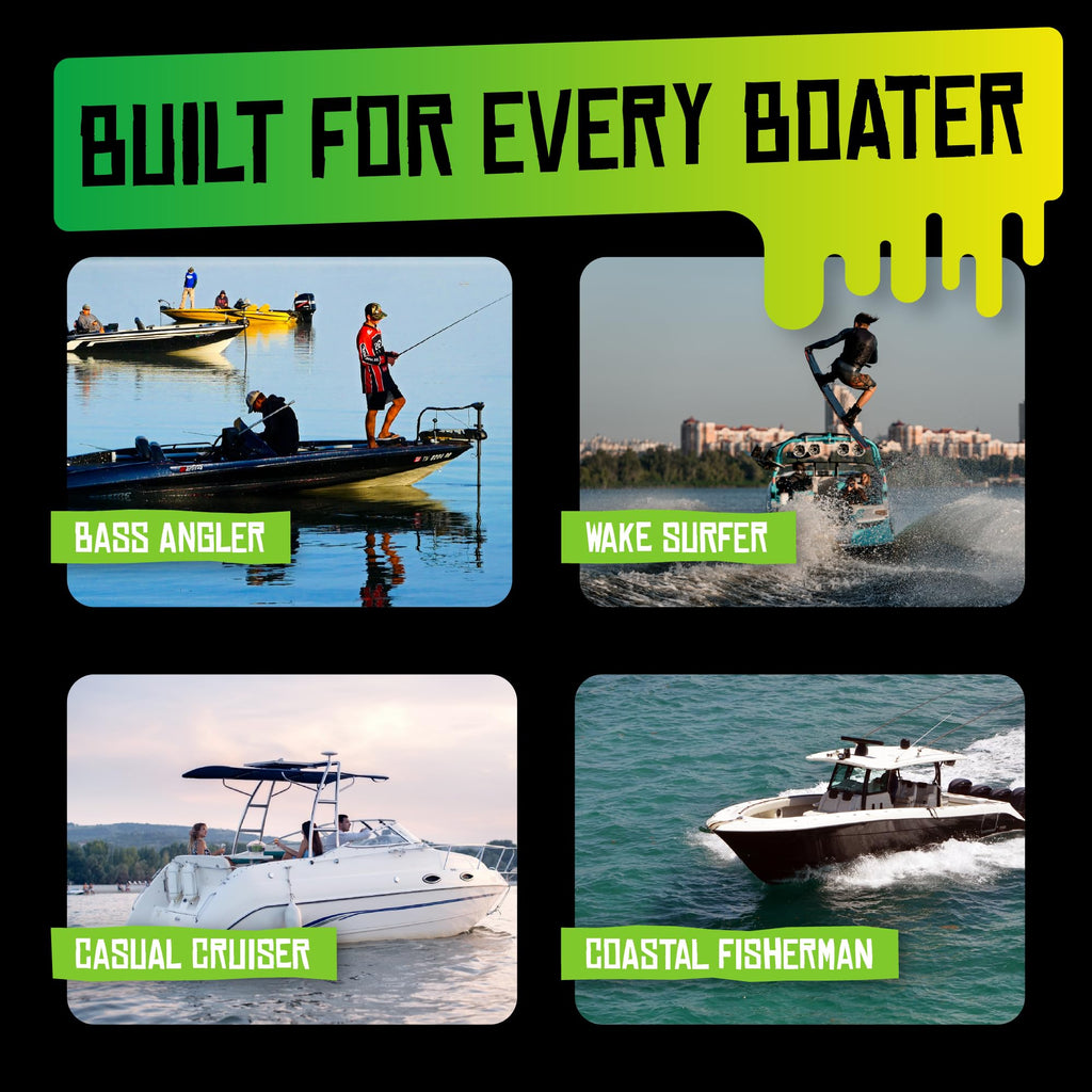 Boat Juice Necessity Boat Cleaner Kit, Interior & Exterior Spray + 2 Towels