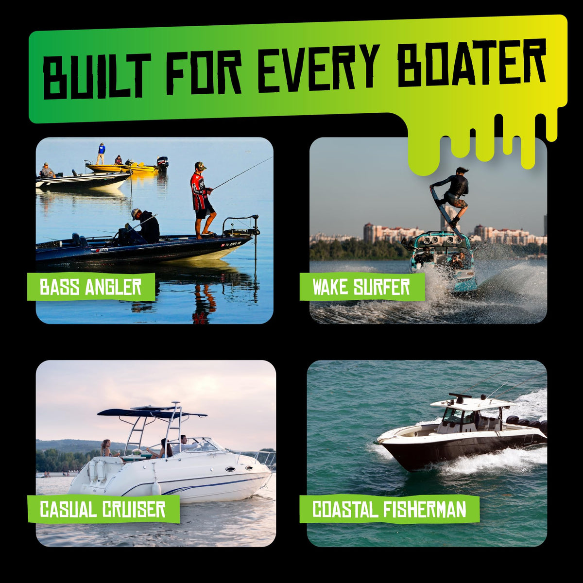 Boat Juice Necessity Boat Cleaner Kit, Interior & Exterior Spray + 2 Towels
