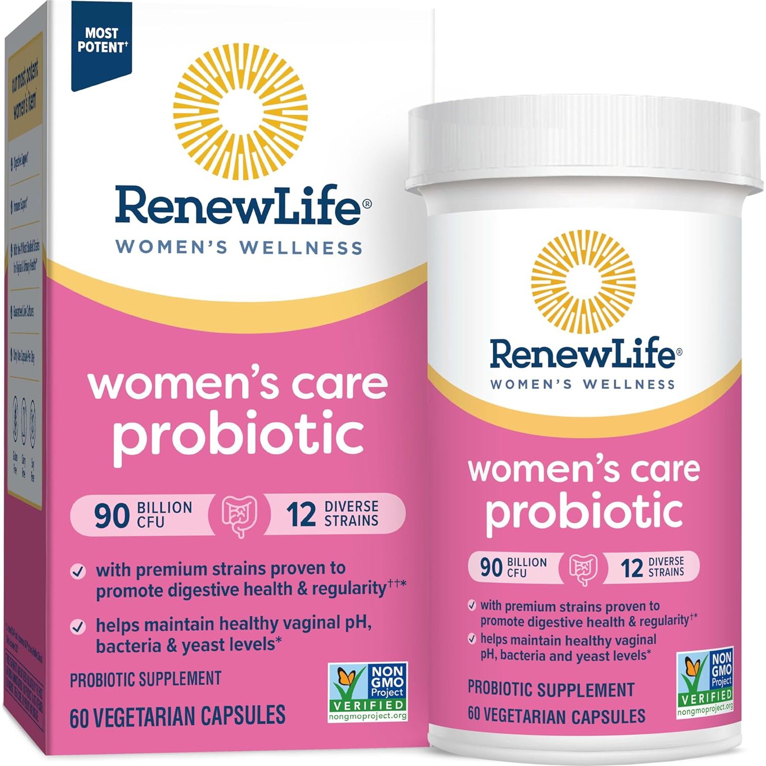 Buy now Renew Life Women's Probiotic Capsules, 50 Billion CFU Guaranteed, Supports pH Balance, Vaginal, Urinary, Digestive and Immune Health(2), L. Rhamnosus GG, Dairy, Soy and Gluten-Free, 30 Count 60 Count (Pack of 1) 90 Billion CFU Nutritional Supplement at indiglob india
