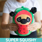 Buy now Squishmallow Original 8 Inch Prince The Watermelon Pug Dog - Official Jazwares Plush - Soft, Cuddly Collectible Puppy Fruit Stuffed Animal Toy - 2026 Limited Edition - Gift for Boys, Girls, & Kids at indiglob india