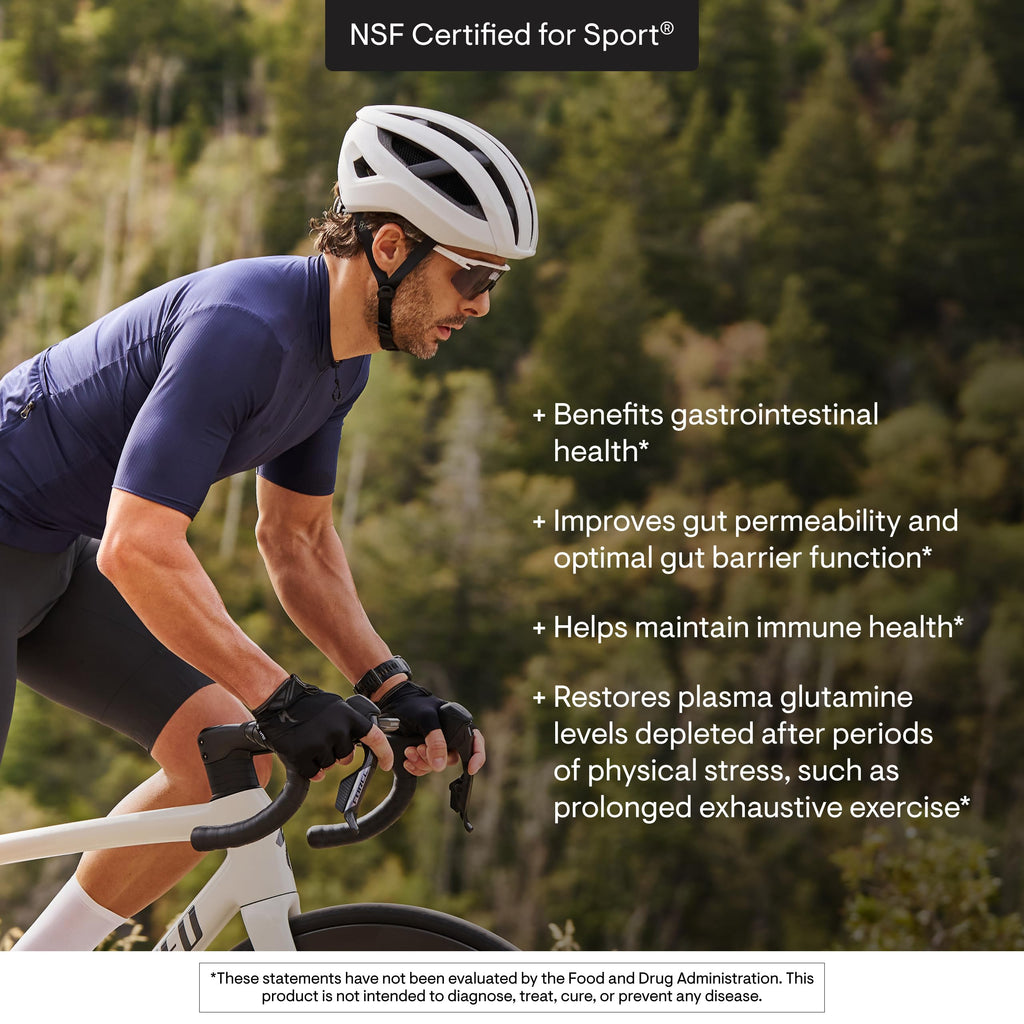 THORNE L-Glutamine Powder, Amino Acid Supplement, 90 Servings | Supports Immune System & GI Health, Promotes Post-Exercise Muscle Cell Repair*, Gluten-Free, NSF Certified for Sport