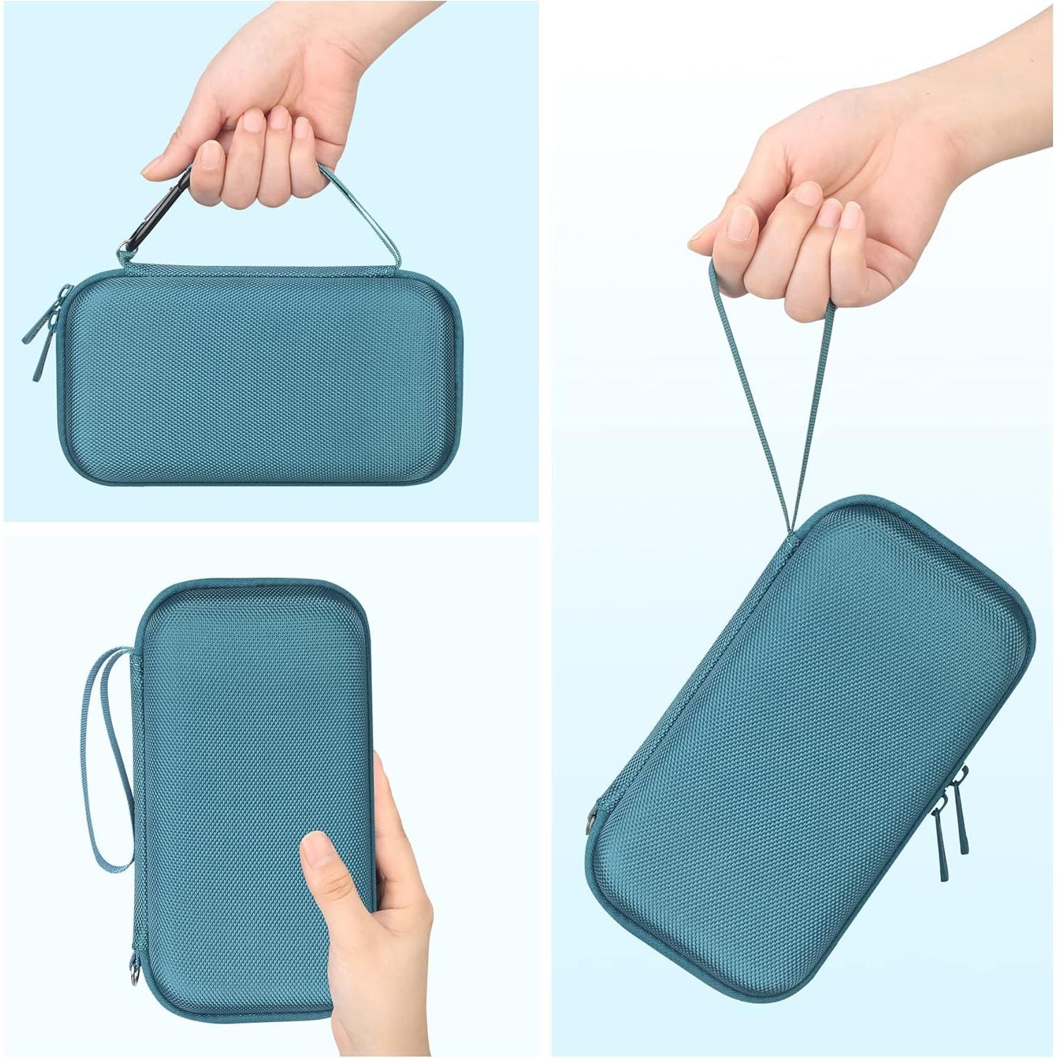 Buy now BOVKE Hard Travel Speaker Case for Bose New SoundLink Flex Speaker (2nd Gen) / Bose SoundLink Flex Bluetooth Portable Speaker, Extra Mesh Pocket for Bose Speaker Charger, Charging Cables, Stone Blue at indiglob india