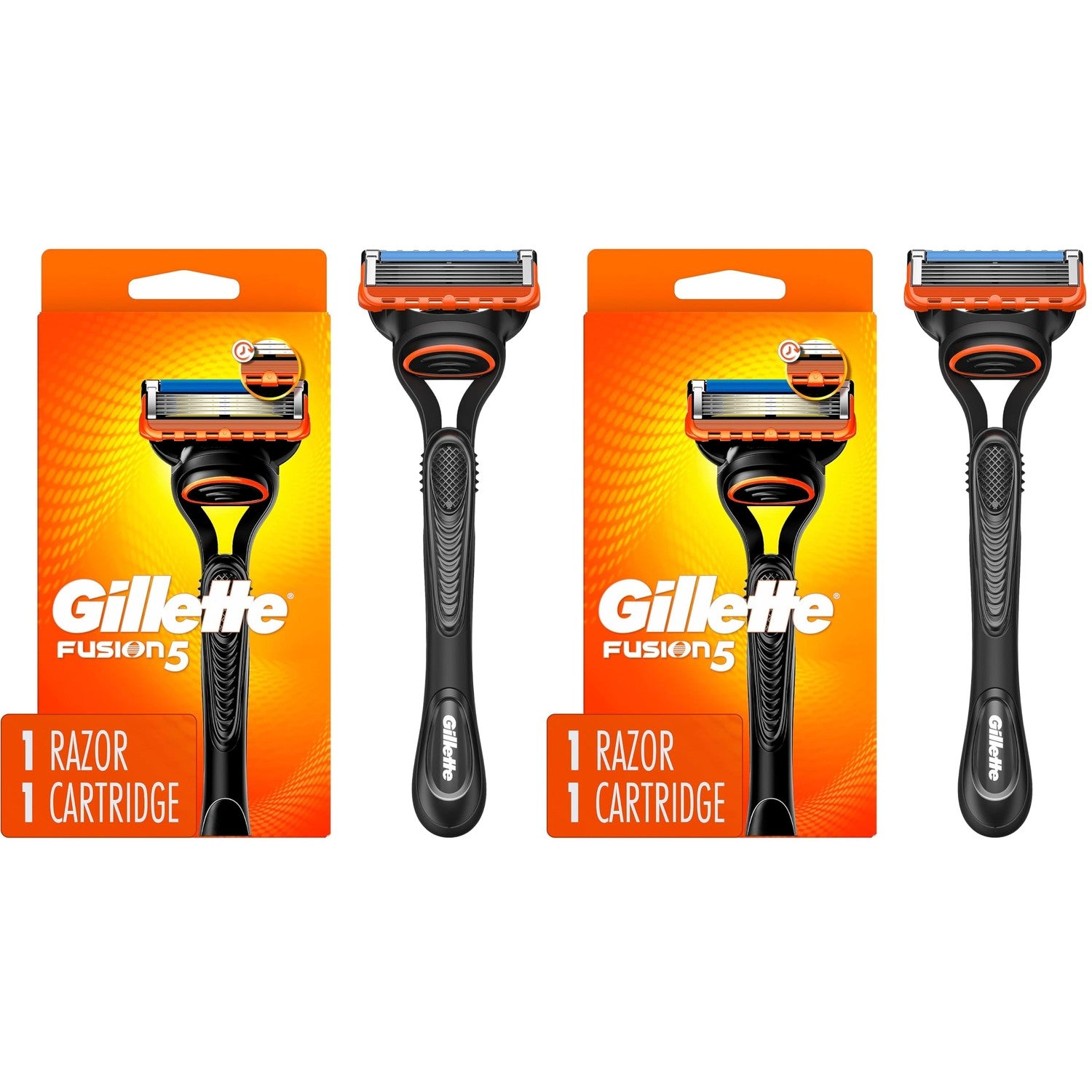 Gillette Fusion5 Razor for Men, Handle + 1 Razor Blade Refill