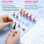 FANDAMEI Nail Stand,Nail Stand For Press Ons,Nail Holder For Painting Nails