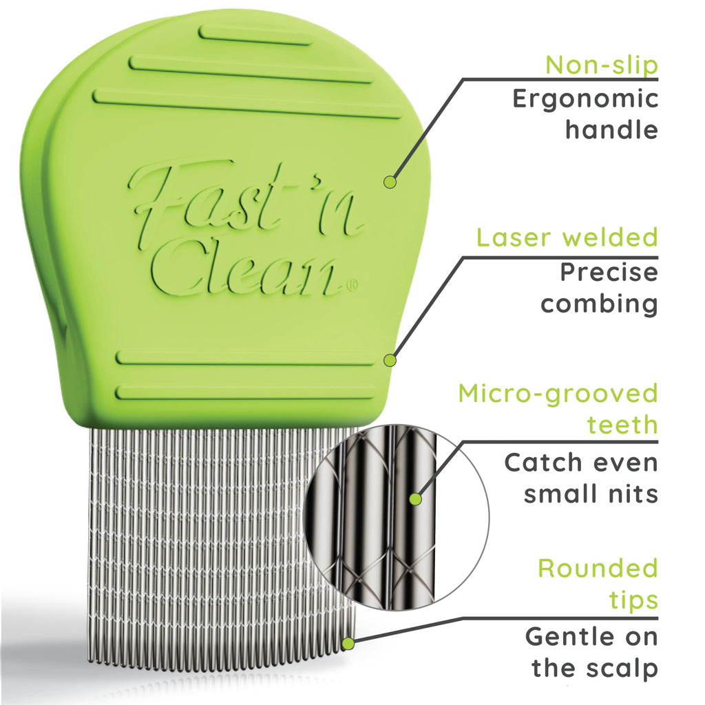Fast 'n Clean - The Self Cleaning Lice Comb