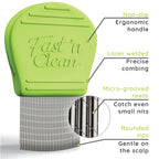 Fast 'n Clean - The Self Cleaning Lice Comb