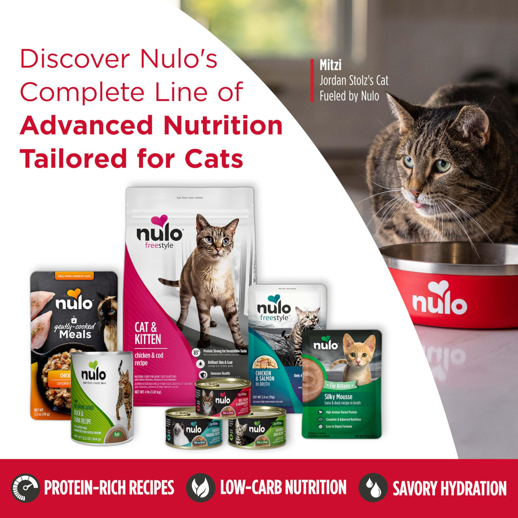 Nulo Wet Kitten Food, Silky Mousse, Variety Pack, 1.75 oz x 12