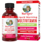 MARYRUTH'S Liquid Morning Multivitamin for Women, Men & Kids, 32 Servings | Vitamin A C D E B6 B12 Biotin Zinc, Beauty, Vegan, Non-GMO, Gluten Free