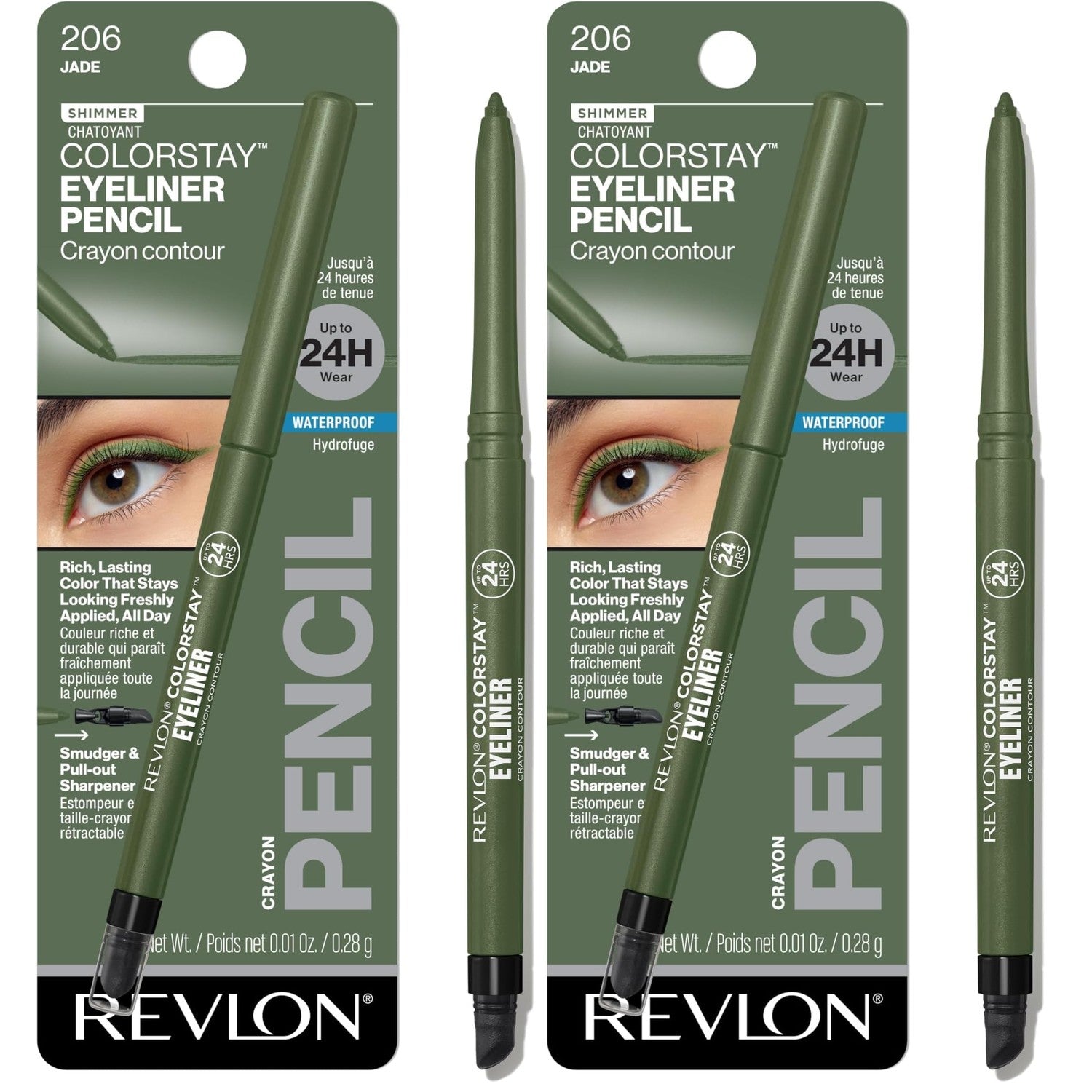 Buy now Revlon ColorStay Eyeliner Pencil, Black [201], 0.01 oz (Pack of 12) at indiglob india