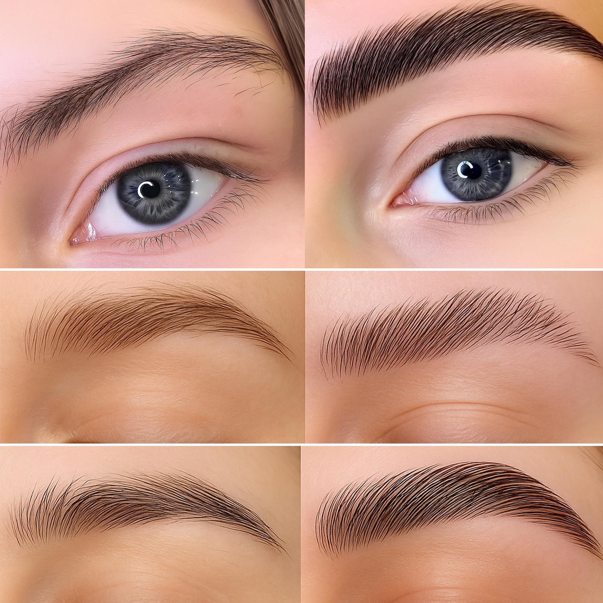 At Home Brow Lamination Kit - DIY Eyebrow Lamination Kit Professional Eye Brow Perm Kit Instant DIY Eyebrow Lift Kit for Fuller Thicker Brows Lasts For Upto 8 Weeks