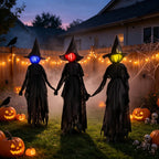 winemana 3 Pack Halloween Decorations Outdoor Halloween Witches Decor, 6FT