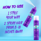 Aussie Instant Freeze Hair Spray for Extreme Hold, Long-Lasting All-Day Fresh Citrus Scent, Safe for All Hair Types, 10 Fl Oz, 3 Pack
