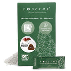 FODZYME® Home Kit Digestive Enzymes for Gut Health, Relief for Bloating, Gas, Constipation, Diarrhea, Abdominal Pain, Low FODMAP, 60 Dose