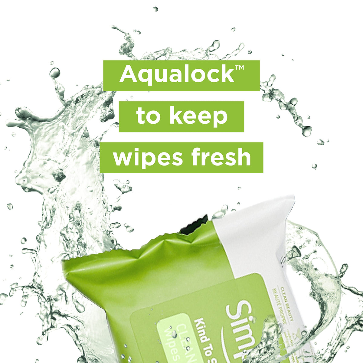 Simple Kind to Skin Facial Wipes Gentle and Effective Makeup Remover Cleansing Free from color and dye, artificial perfume and harsh chemicals 25 Wipes