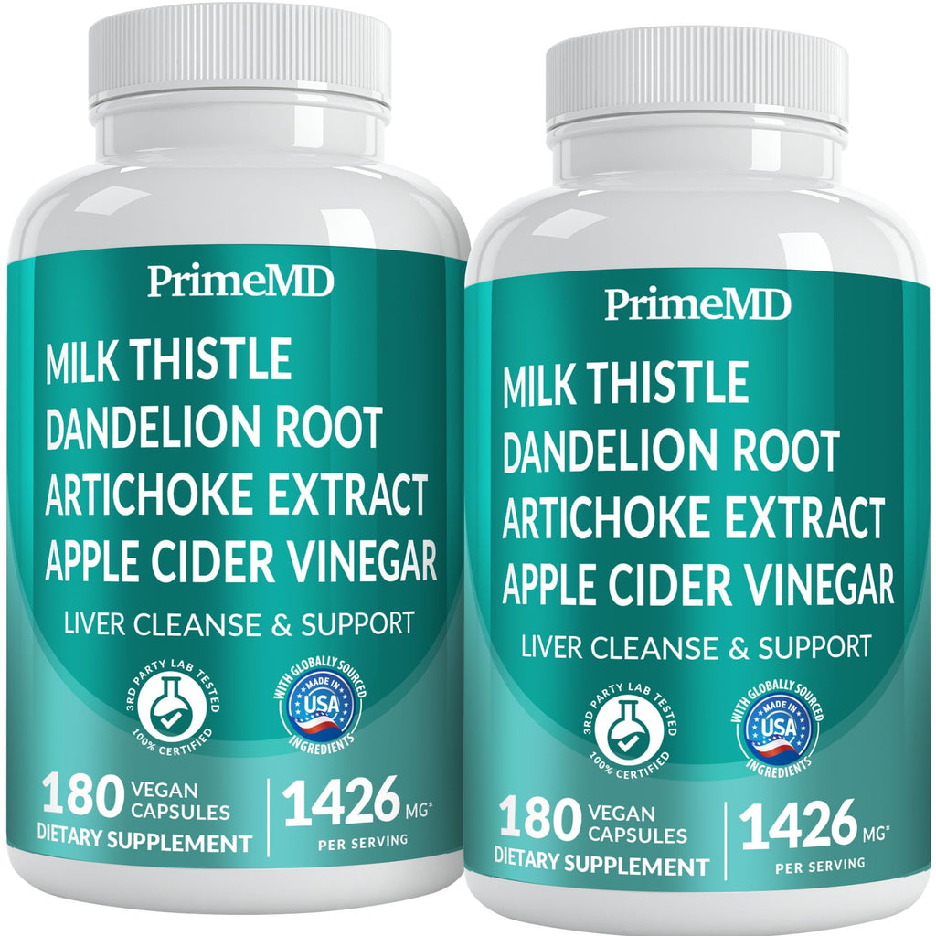 32-in-1 Liver Support Milk Thistle, Artichoke & Beetroot, 90ct | Liver Health and Wellness Support, Milk Thistle, Silymarin, Artichoke Extract and Beetroot, Liver Supplement