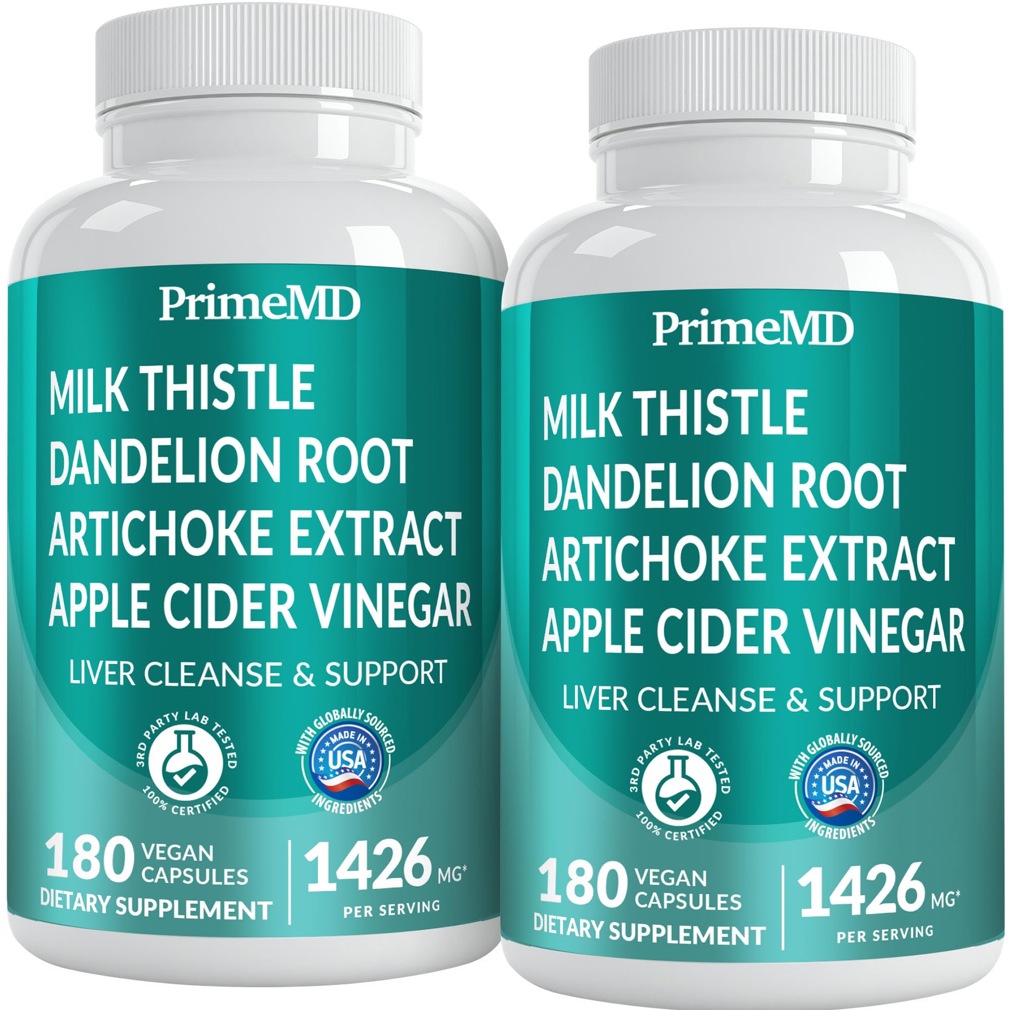 32-in-1 Liver Support Milk Thistle, Artichoke & Beetroot, 90ct | Liver Health and Wellness Support, Milk Thistle, Silymarin, Artichoke Extract and Beetroot, Liver Supplement