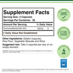 TUDCA Bile Salts 500mg, Digestion, Gallbladder + Liver Support, 60 Capsules | Bile Flow + Post-Cholecystectomy Support, Genuine Bile Acid TUDCA, Authentic Bitter Taste, 250mg per Cap, Third-Party Tested
