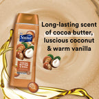 Suave Moisturizing Body Wash, Cocoa Butter and Shea with Vitamin E Extract, No Parabens, No Phtahaltes, 18 Oz (Pack of 12)