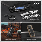 Buy now VRS DESIGN Damda Glide Ultimate for iPhone 15 Pro Max (2023), Premium Sturdy Fully Covered Camera Lens Protection Wallet Case with Multi-Functional Strap (Matte Black) at indiglob india