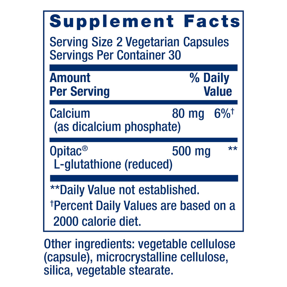 Life Extension Glutathione 500 mg Capsules, Antioxidant, 60 Capsules