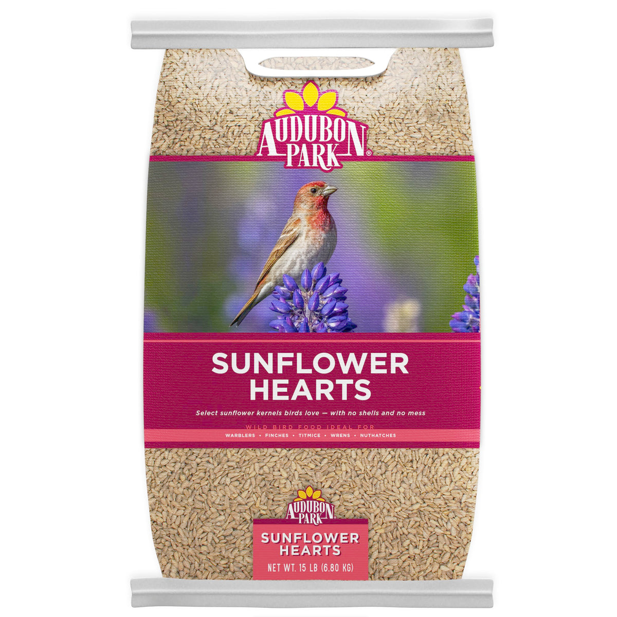 Audubon Park Sunflower Hearts Wild Bird Seed, 15-lb.
