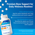 21st Century Calcium Citrate + D3 Petites, Easy to Swallow, 200 Count | Highly Absorbable Calcium Citrate with Vitamin D3, Compare VS. Citracal® +D3 Petites, Bone Strength & Density Support