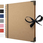 Buy now Bstorify Scrapbook Album 60 Pages (8 x 8 Inch) Brown Thick 200gsm Kraft Paper, Photo Album Scrapbook, Memory Book - Ideal for Your Scrapbooking Albums Art & Craft Projects at indiglob india