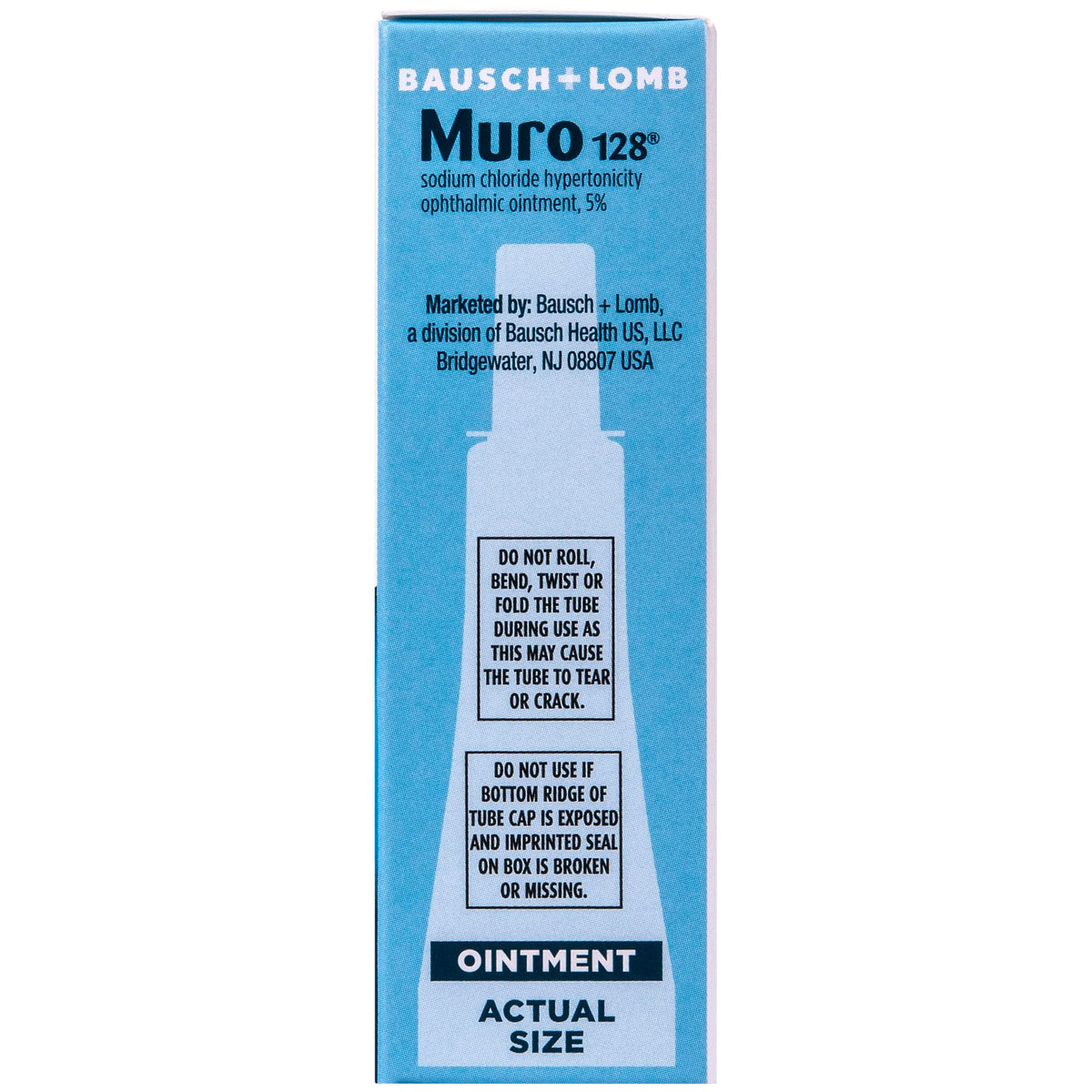 Bausch + Lomb Muro 128 5% Sodium Chloride Eye Ointment Twin Pack 2x3.5g