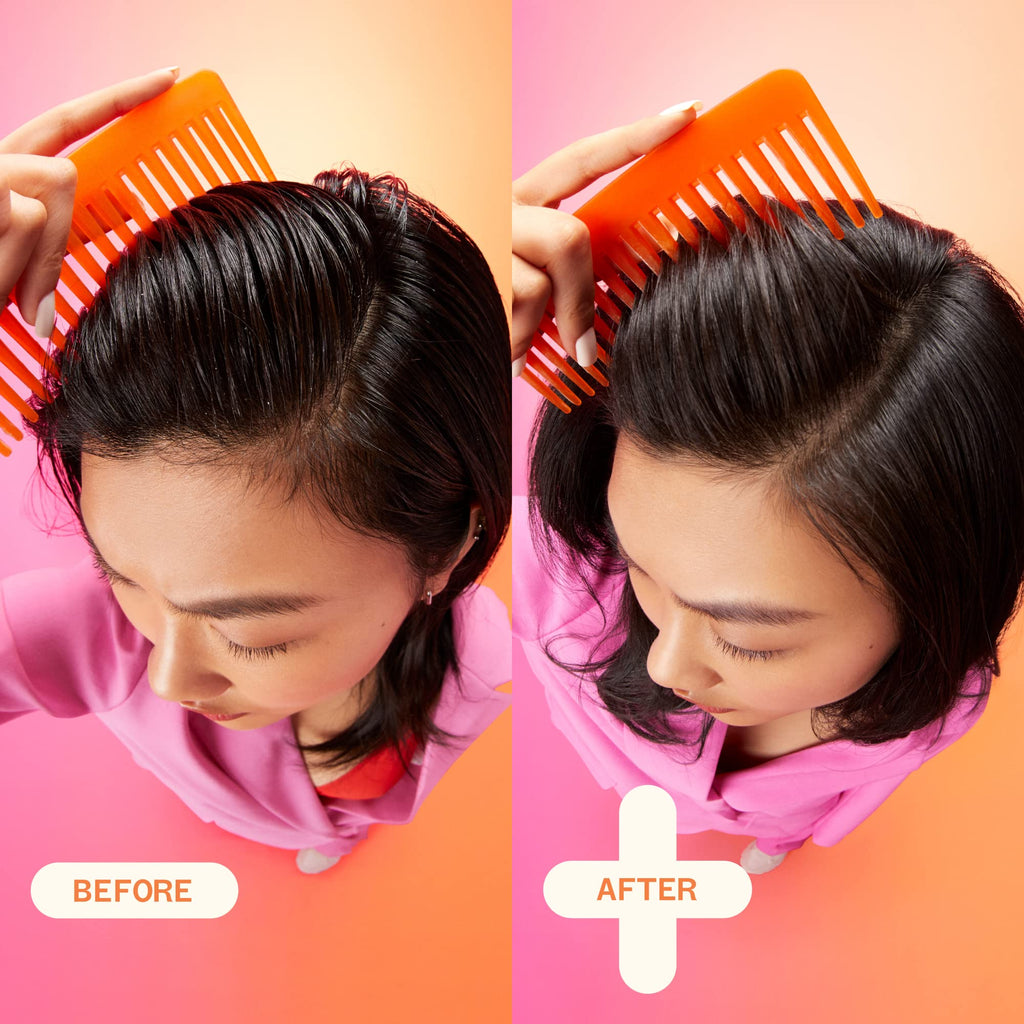 amika perk up plus extended clean dry shampoo | lightweight + buildable, extend time even further between wash days, invisible finish + no white residue, for all hair types
