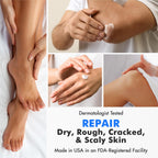 Ebanel Urea Cream 40% plus Salicylic Acid 2% for Dry Cracked Feet Skin | Deeply Moisturizes & Softens Dry Cracked Heels, Feet, Knees, Elbows, Hands, Rough Dead Skin Callus Remover Toenail Softener