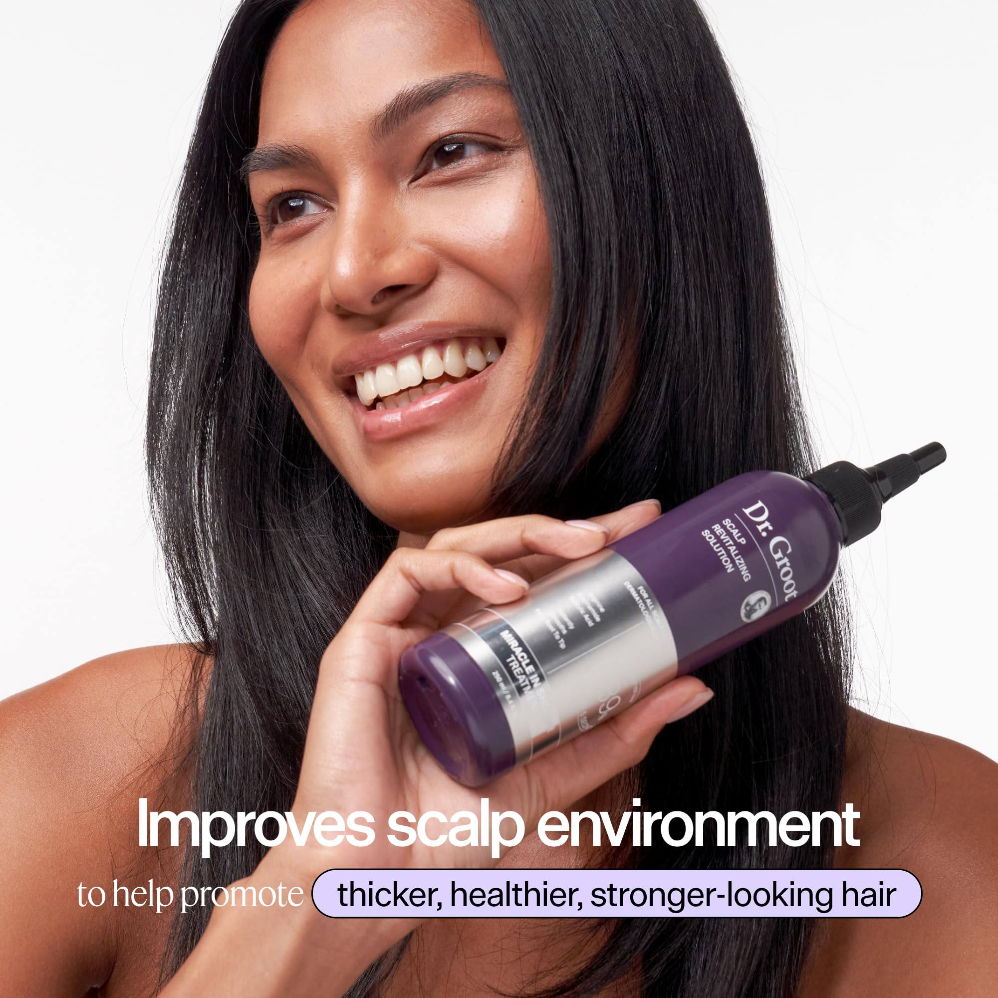 Dr. Groot Miracle in Shower Moisturizing Treatment for Hair Loss, Korean Hair Care Rinse, Rosemary Oil for Smooth, Healthier-Looking Hair in 5 Seconds, Scalp Revitalizing Solution