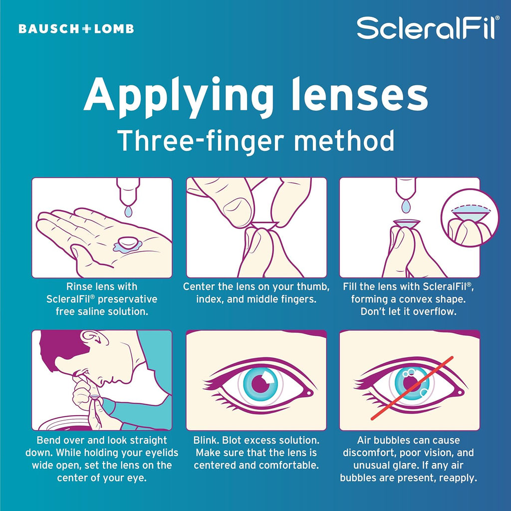 Buy now ScleralFil Preservative Free Saline Solution for Scleral Lenses, Buffered Isotonic Rinsing & Insertion Solution for Soft and Rigid Gas Permeable Contacts, Single-Use Vials, 30 Count at indiglob india