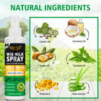 Goiple Wig Shampoo & Wig Milk Spray for Synthetic Hair Human Wigs, Detangle and Anti-Frizz, Hydrates & Moisturizes Synthetic Wig Shampoo, Conditioner＆Detangler 2 in 1 Moisturize Spray Detangler Brush