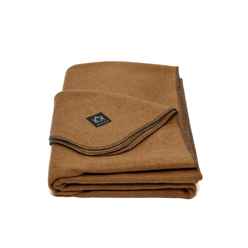 Buy now Arcturus Military Wool Blanket - Warm, Thick, Washable - Great for Outdoors, Camping, Stadium Blanket, Picnics, Travel - Car & Bushcraft Survival Kits at indiglob india