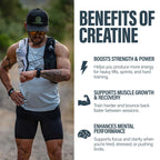 BUBS Boost Creatine Monohydrate – 90 Servings | 5g Creapure® Creatine Powder | NSF Certified for Sport | Supports Strength, Power & Performance | Unflavored, No Fillers
