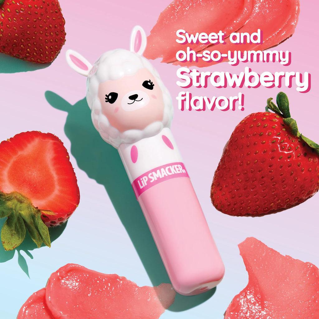 Buy now Lip Smacker Lippy Pals Llama, Flavored Moisturizing & Smoothing Soft Shine Lip Balm, Hydrating & Protecting Fun Tasty Flavors, Cruelty-Free & Vegan - Straw-ma-Llama berry at indiglob india