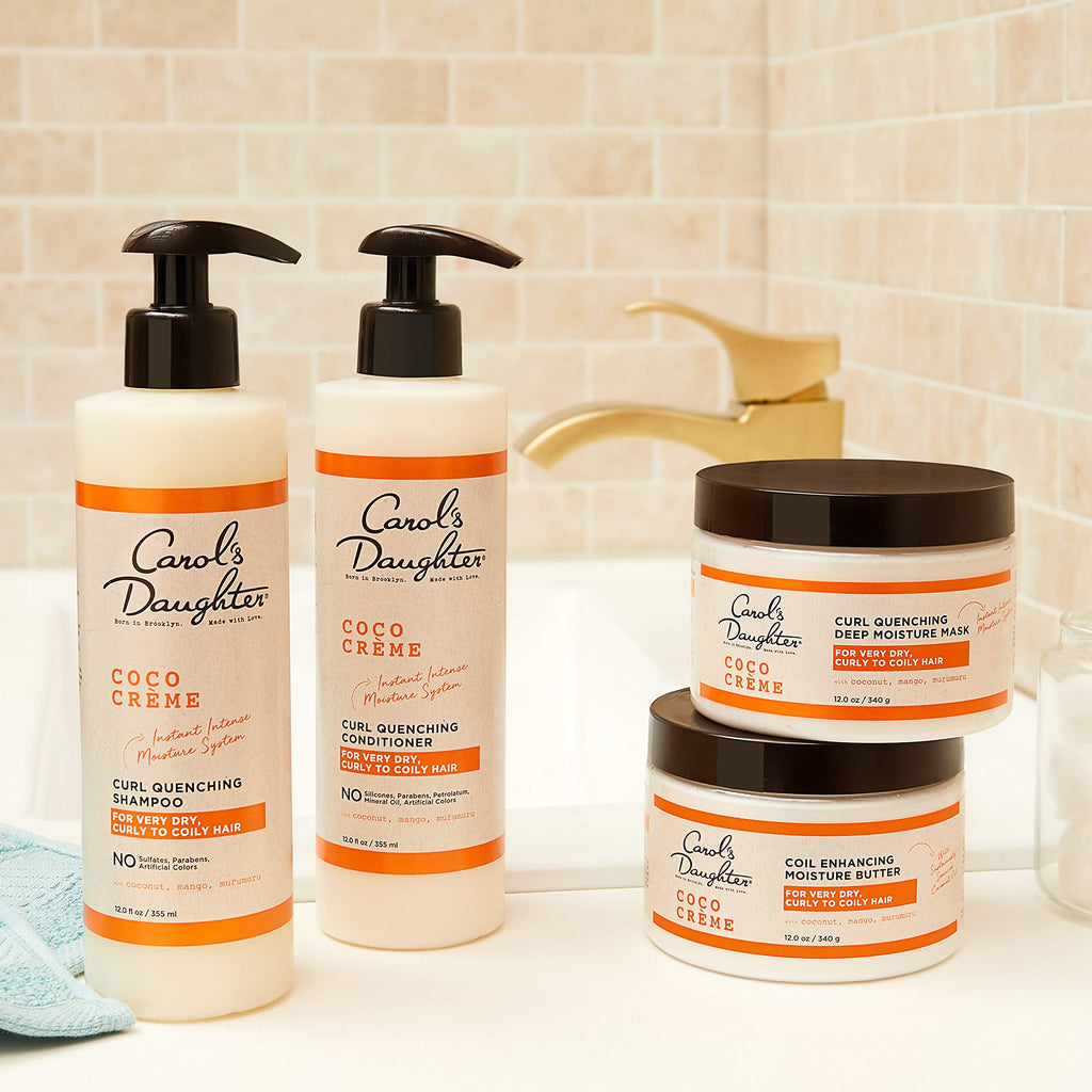Buy now Carol's Daughter Coco Creme Coil Enhancing Moisture Butter, with Coconut Oil and Mango Butter, for Very Dry Curly Hair, Paraben and Silicone Free, 12 oz at indiglob india
