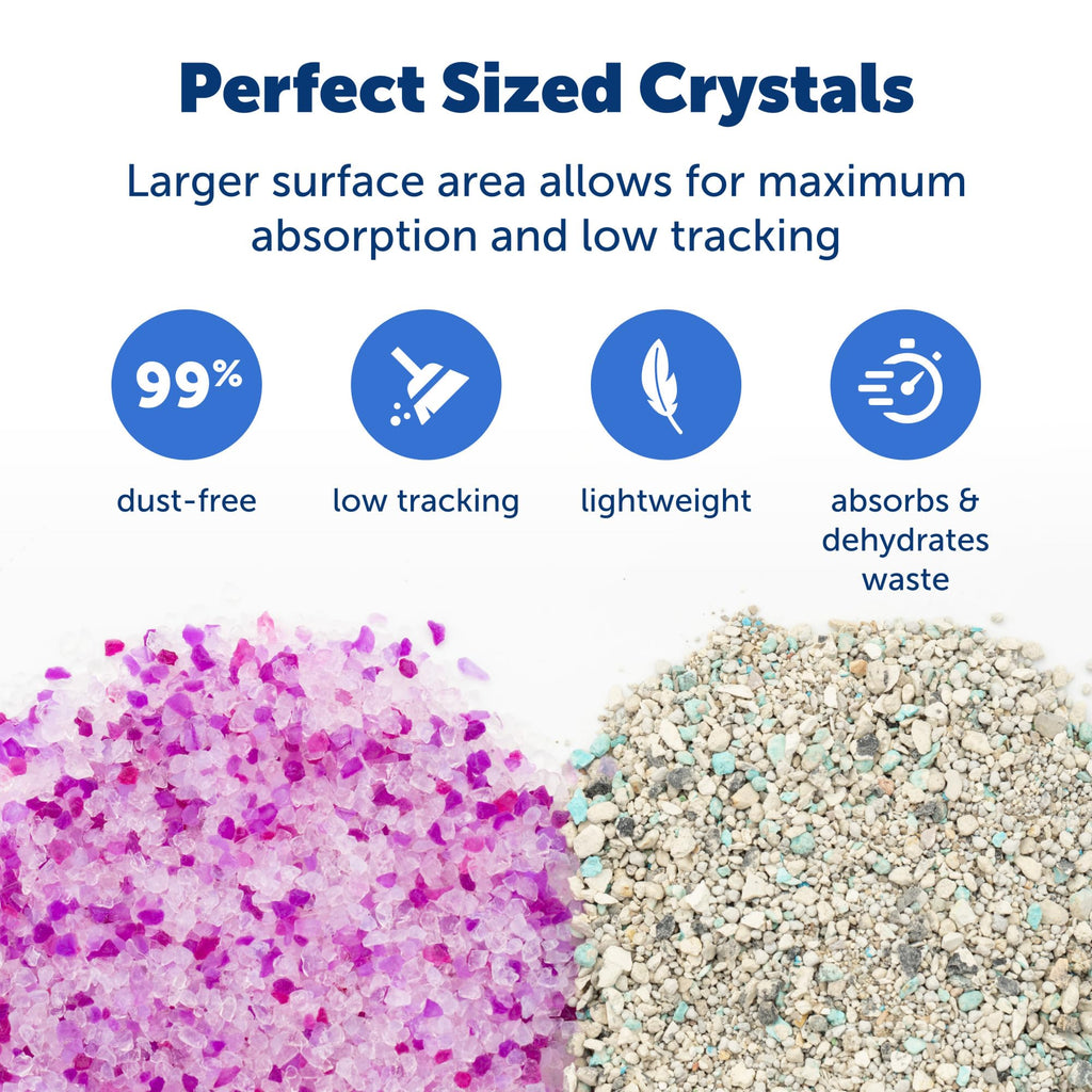 Buy now PetSafe ScoopFree Premium Natural Cat Litter - Eco-Friendly Long-Lasting Litter - High Absorbency & Low-Tracking Design - Non-Clumping Pebbles - 4.2 lb Bag - 2 Pack at indiglob india
