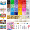 Buy now LZOUOWO 5300 Clay Beads Bracelet Making Aesthetic Kit, Polymer Heishi Preppy Letter Beads for Friendship Bracelet, Pearl Disc Beads Charms for Jewelry Making, DIY Creative Gift for Girls 8-12 Teens 20 Classic Colors at indiglob india