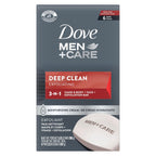 Buy now Dove Men+Care Body Soap and Face Bar More Moisturizing Than Bar Soap Deep Clean Effectively Washes Away Bacteria, Nourishes Your Skin 3.75 Ounce (Pack of 6) at indiglob india